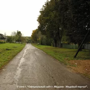 Участок в г.Медынь (с фундаментом под дом)