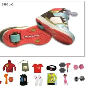 Роликовые кроссовки и кеды HEELYS