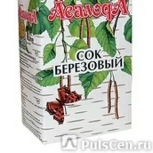 Сок березовый,  производства Беларусь. Упаковка-1л;  3л;  1, 4л.