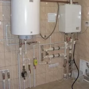 Монтаж газовых котлов,  систем отопления