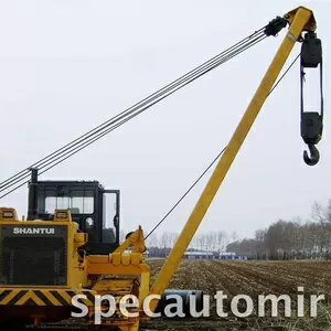 Трубоукладчик SHANTUI SP45Y на гусеничном ходу.