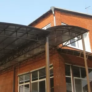 Навесы из поликарбоната,  заборы,  гаражи,  ангары. Краснодар.
