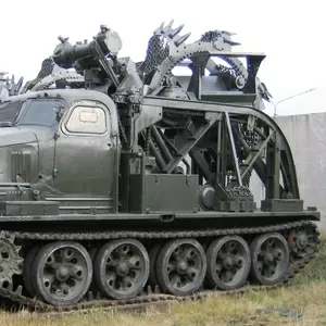 БТМ-3 быстроходный гусеничный траншеекопатель