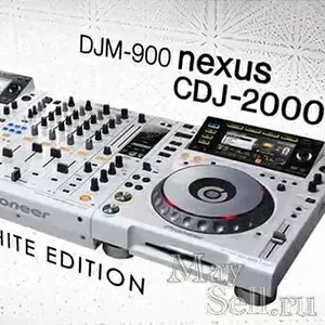 Белый Limited Edition 2 X Pioneer CDJ-2000 + Pioneer DJM-900 Nexus Mix