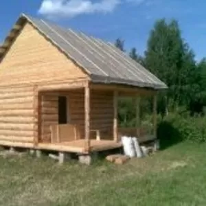 Круглый год строим от фундамента до крыши деревянные дома и бани