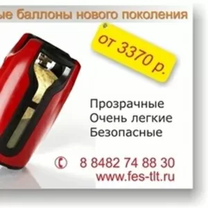 Газовые баллоны полимерно-композитные. 