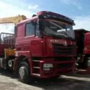 Грузовик бортовой Shaanxi (6х4) С крановой установкой XCMG г/п 8 т.