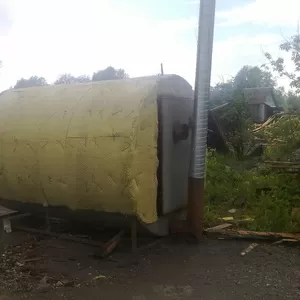 Производство древесного угля.