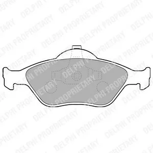 Колодки тормозные FORD FIESTA 95-01, 01-, FUSION 01- передние