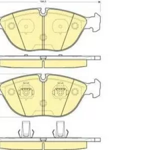 Колодки тормозные AUDI A8, BMW E38, MERCEDES W210, W220 передние
