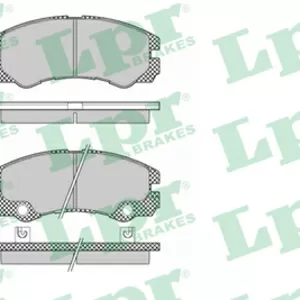 Колодки тормозные OPEL FRONTERA B 2.2, 2.2D, 3.2 98- передние