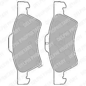 Колодки тормозные CHRYSLER VOYAGER, DODGE CARAVAN 00- передние 16