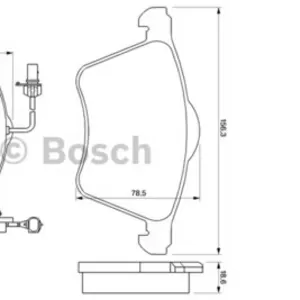 Колодки тормозные FORD GALAXY, VOLKSWAGEN SHARAN 95- передние