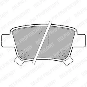 Колодки тормозные TOYOTA AVENSIS 03-, COROLLA VERSO 04- задние