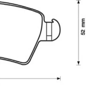 Колодки тормозные CITROEN XSARA 97-00, PEUGEOT 206 1.6-2.0, 306 93-02 пе