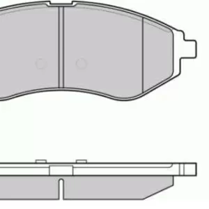 Колодки тормозные CHEVROLET AVEO 1.2-1.4 06- передние