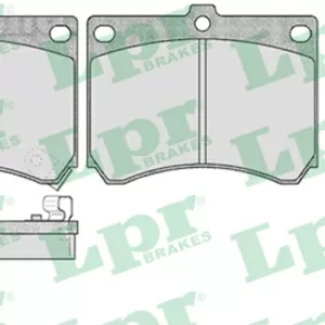 Колодки тормозные MAZDA 323, MX-3 1.6-1.8 89-04 передние