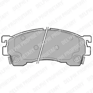 Колодки тормозные MAZDA 323, 626, PREMACY 92- передние