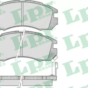 Колодки тормозные SUBARU IMPREZA, LEGACY 1.6-2.2 89-00 передние