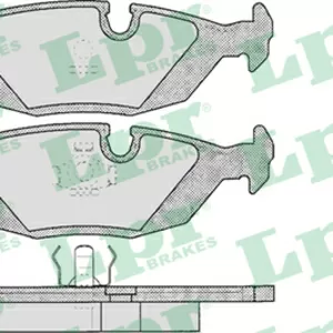Колодки тормозные SAAB 900, 9000 79-98, VOLVO 440, 460, 480 задние под дат