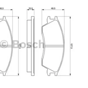 Колодки тормозные HYUNDAI ACCENT, GETZ передние