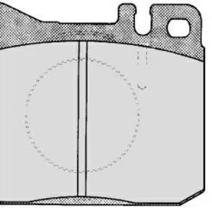 Колодки тормозные MERCEDES W116, W123 72-85 передние