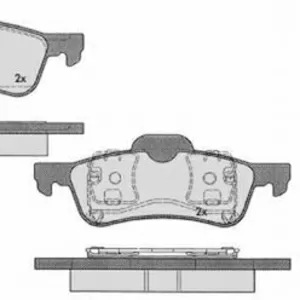 Колодки тормозные MINI ONE, COOPER, COOPER S, WORKS 01- задние под датч.