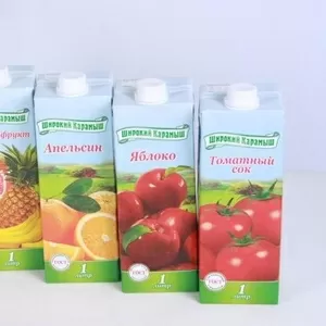 Соки и нектары Tetra Pak 1 литр ГОСТ