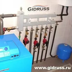 Гидрострелки для котлов Buderus,  BAXI,  Protherm 