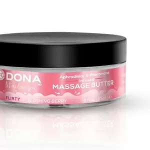 Увлажняющий массажный крем-масло DONA Flirty Blushing Berry - 115 мл.