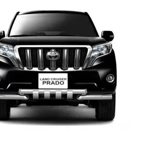 Защита переднего бампера двойная TOYOTA PRADO 150