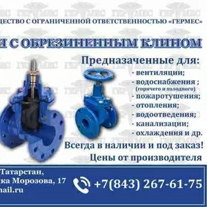 задвижки с обрезиненным клином