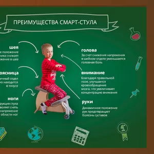 Ортопедический стул для школьника 