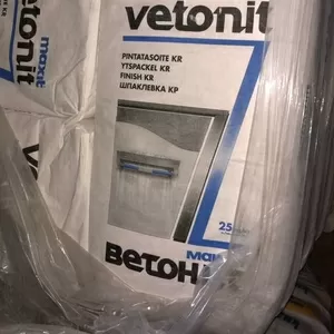 Продадим шпаклевку Кнауф-Унифлот,  Weber Vetonit KR.