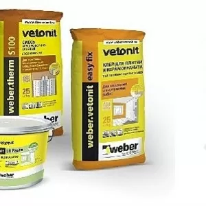 Сухие смеси производителя Weber Vetonit (Вебер Ветонит)