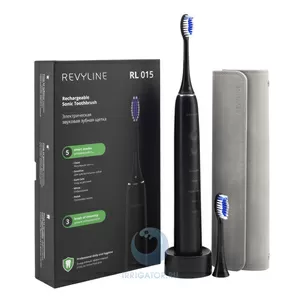 Черная зубная щетка Revyline RL 015 с 5 режимами