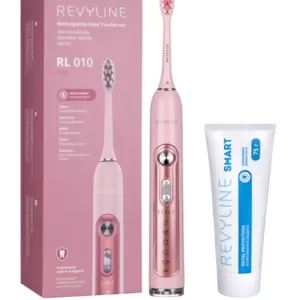 Звуковая щетка Revyline RL 010 Pink и паста