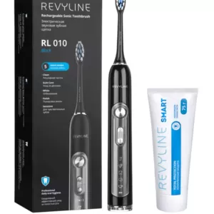 Звуковая щетка Revyline RL010 Black плюс зубная паста