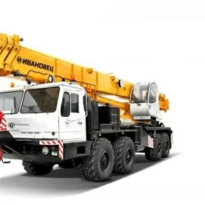 Автокран КС-6973, БАЗ-69098, 8х8, 50 т., стрела 30 м.,  Ивановец