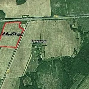 Продам земельный участок 24, 25 Га  во Владимирской области