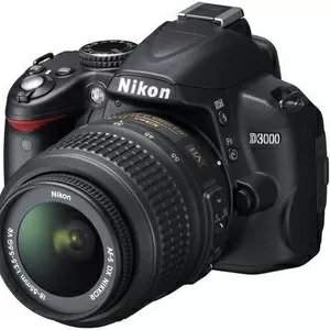  Продам фотоаппарат Nikon D3000 Kit AF-S DX 18 -55 mm f/3.5-5.6G V