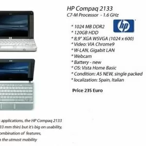 Ноутбук HP 2133,  новый