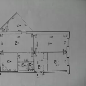 Продам квартиру под нежилое помещение