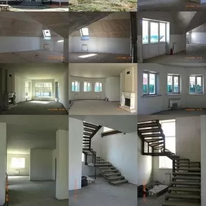 Коттедж 2 этажа,  керамзитоблок,  отделан сайдингом
