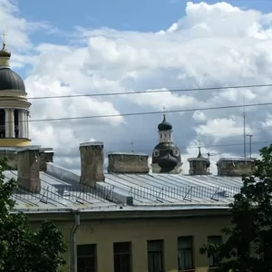  Трёхкомнатная  с видом на купола Владимирского собора и на крыши города